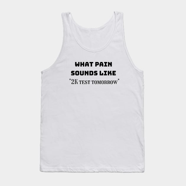 2K test pain indoor rowing Tank Top by RowingParadise